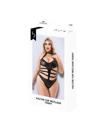 Body Baci Lingerie Noir Grande Taille - Lingerie Séduction Tailles Fortes

