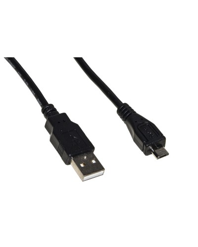 Link Cavo Usb 2.0 Micro UsB-B In Rame 1.8mt Nero