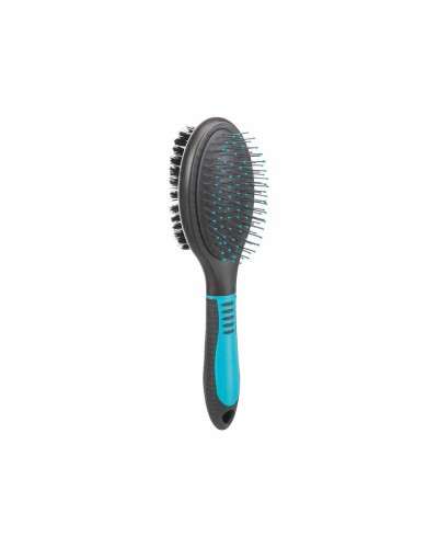 Trixie Rubber Brush for Dogs and Cats - Short to Medium Hair - 6x23cm

