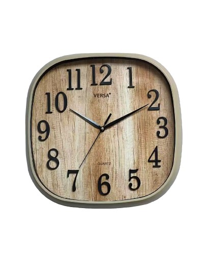 Reloj de Pared Versa Plástico 4,5 x 30 x 30 cm