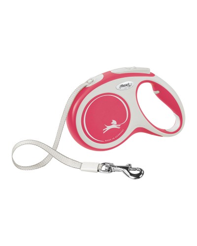 Flexi New Comfort Hundeleine 5m Rot Größe S - Rollleine
