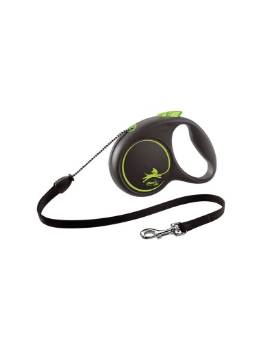 Flexi Leash Design XS Green 3m - Retractable Small Dog Leash
