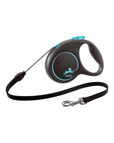 Flexi Black Design Correa para Perros Talla M 5m - Azul
