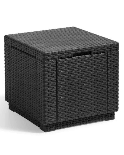 Allibert Outdoor-Tisch Schwarz: Polypropylen 42x42 cm - Keter
