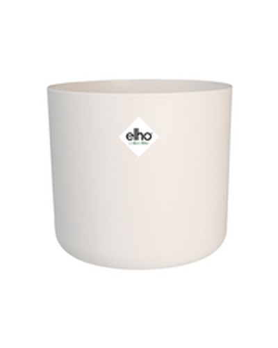 Elho Maceta Redonda Blanca Ø34cm - Diseño Moderno en Plástico Polipropileno
