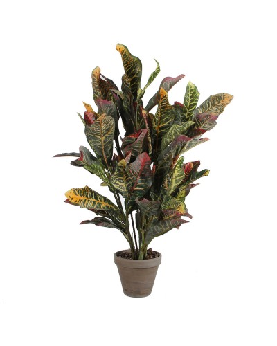 Decoratieve plant Mica Decorations Croton Groen PVC (73 x 40 cm)