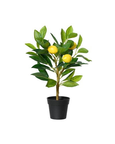 Everlands Planta Decorativa Limón Plástico 43cm - Decoración para el Hogar
