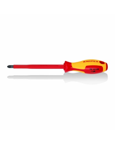 Destornillador Pozidriv PZ3 Knipex 27cm - Mango Ergonómico
