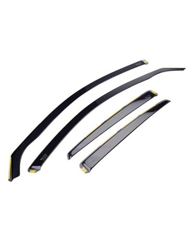 HEKO Wind Deflectors Car (4 pcs) Front/Rear - Rain Wind Protection
