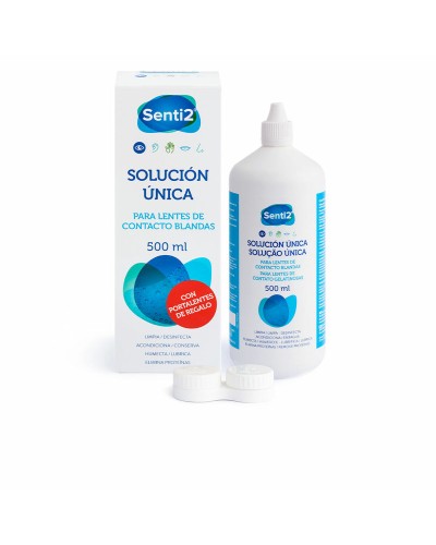 Senti2 Única: Hyaluronic Acid Detergent 500ml - Eye/Lens Solution
