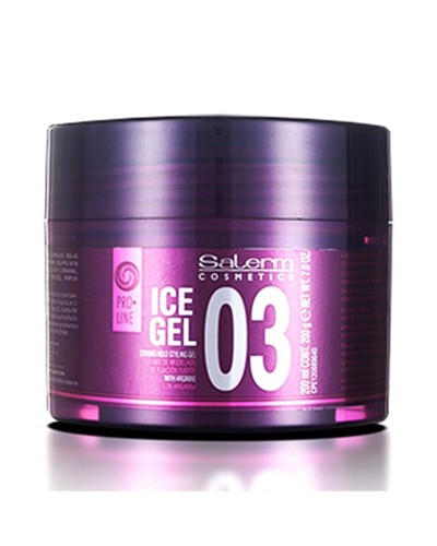 Stark hårfixerande gel Ice Salerm Ice Gel (200 ml) 200 ml