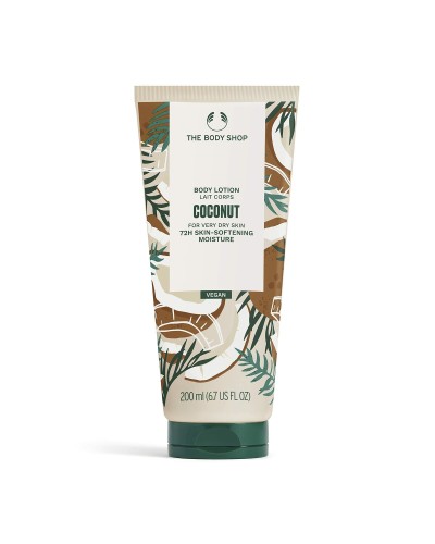 The Body Shop Kokosnuss Körperlotion 200ml - Tiefenhydration & Exotischer Duft
