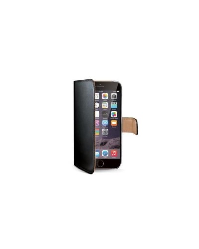 Celly Black Pu Wallet Case Iphone 6 Plus