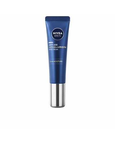 Nivea MEN Anti-Age Hyaluron Crema Contorno Occhi - Anti-Rughe Idratante 15ml
