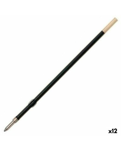 Pilot BP-GP Cartucho de Bolígrafo Negro 0.4mm - Paquete de 12 Recambios
