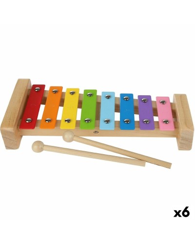 Xylophone Woomax Bois Métal - 26cm - Jeu Musical Enfant (6 pièces)
