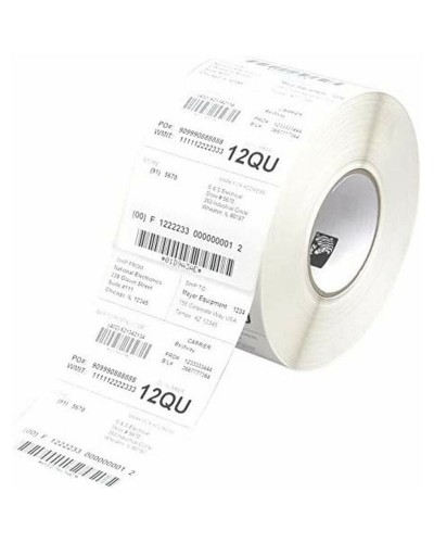 Etichette per Stampante Zebra Perform 1000T Bianco Ø 25 mm (12 Unità)