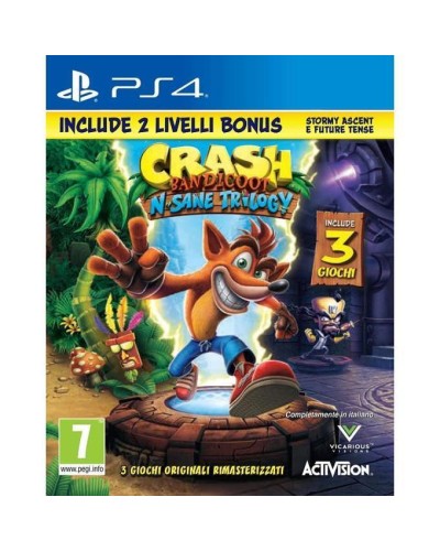 Crash Bandicoot N.sane Trilogy + 2 Livelli Bonus Ps4 Playstation 4