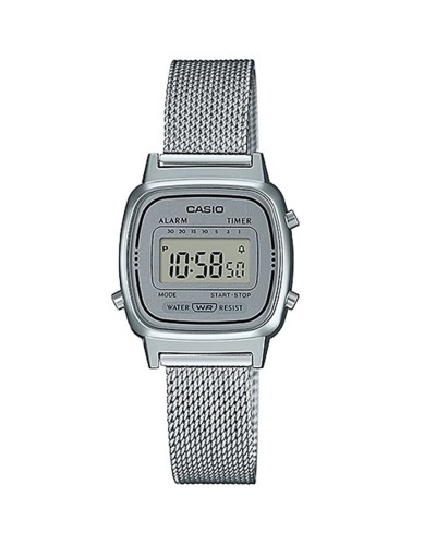 Casio Vintage Women Silver Mesh - Stainless Steel Watch Ø 25mm
