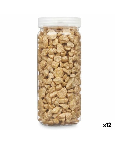 Koristeelliset kivet Keltainen 10 - 20 mm 700 g (12 osaa)