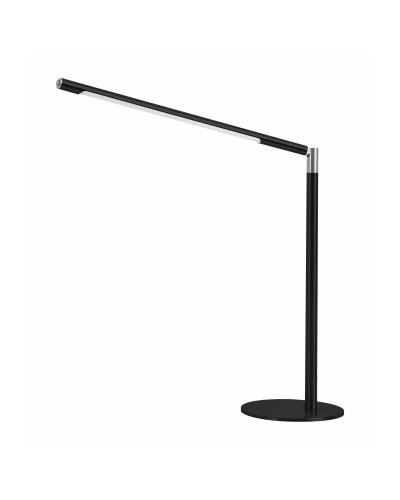 Archivo 2000 Aura: Black LED Table Lamp, Steel, 8W, 400lm
