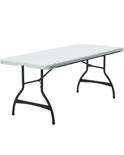 Vouwtafel Lifetime Wit Staal Plastic 182 x 73,5 x 76 cm