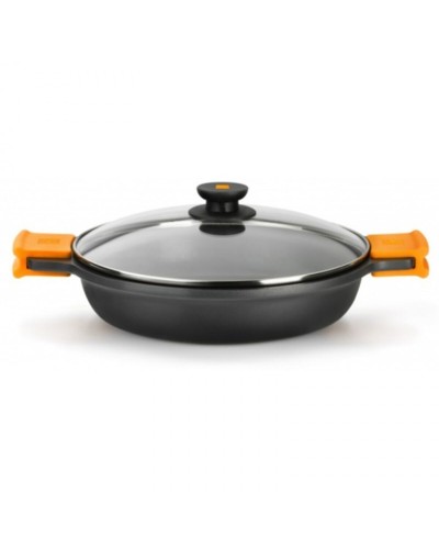 BRA Braisogona Casserole Ø24cm Forged Aluminum Non-Stick - 5L Black

