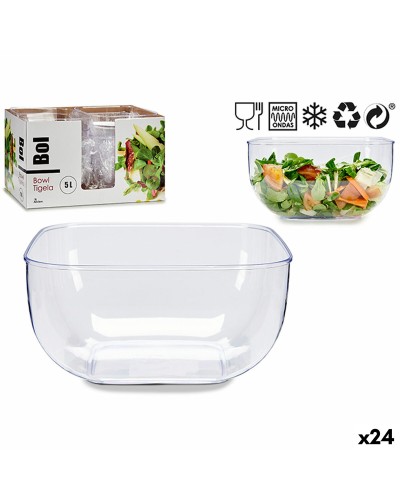 Saladier CK80688-1 Transparent polystyrène 5 L 26 x 12,5 x 26 cm (24 Unités)