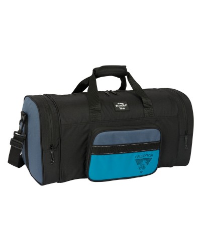 BlackFit8 Sac de Sport California Bleu/Noir - 55x26x27cm - Sport & Voyage
