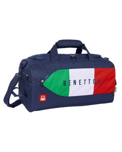 Benetton Gym Bag Flag Navy Blue - 50x25x25cm - Sports & Travel

