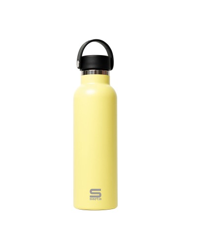 Safta Bouteille Thermique Citron Acier Inoxydable avec Silicone - Portable
