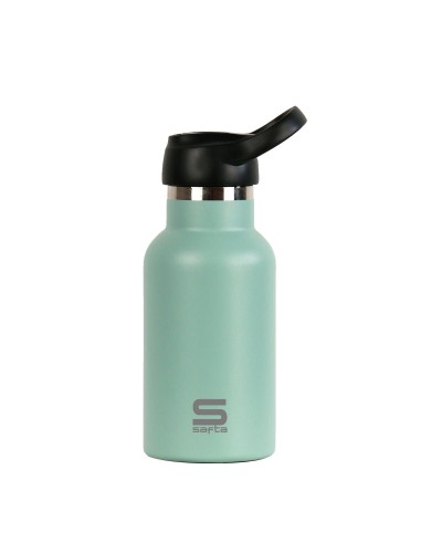 Safta Green Stainless Steel Silicone Thermal Bottle - Portable and Durable

