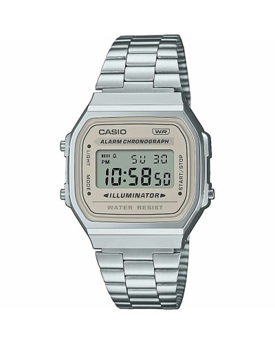 Casio A168WA-8AYES Silber: Vintage Digitaluhr Unisex
