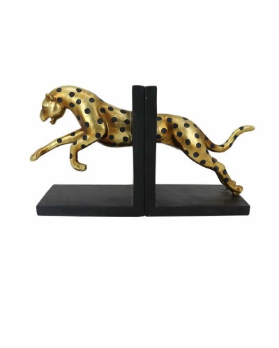 Knygų atrama DKD Home Decor Leopardi Hartsi (34.3 x 9.9 x 18.5 cm) (2 pcs)