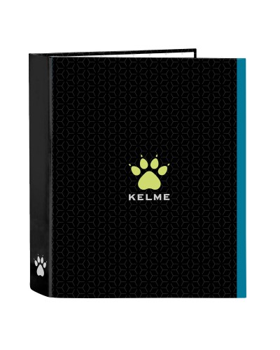 Kelme Iron A4 Black Ring Binder - 27x33x6 cm - Document Holder
