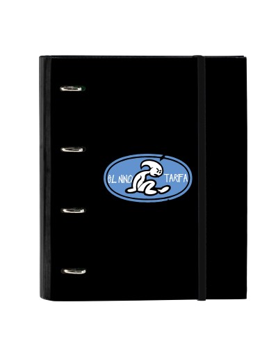 El Niño Roller: Blue/Black Ring Binder 27x32cm - School/Office

