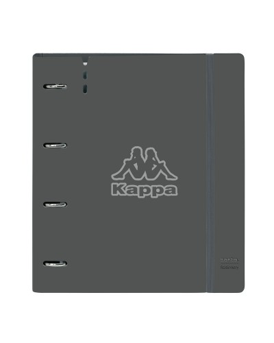 Raccoglitore ad Anelli Kappa Dark Nero - 27x32x4 cm - Ufficio Scuola
