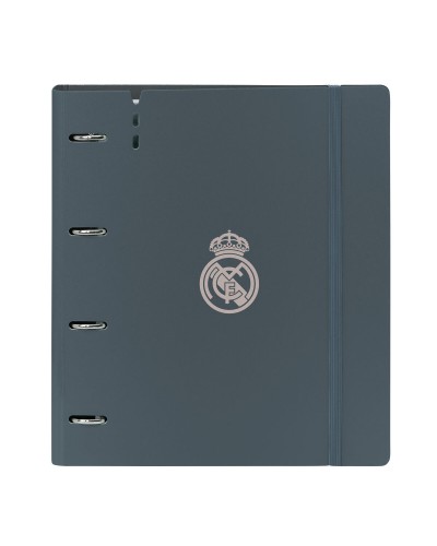 Real Madrid C.F. Ringbuch Grau - 27x32x4 cm - Offiziell

