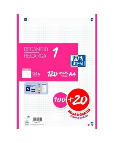 Oxford Classic - Bloc-notes A4 Fuchsia, 120 Feuilles - Notes & Bureau
