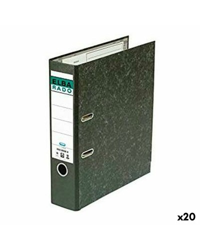 Map met hendelboog Elba Grijs A4 (20 Stuks)