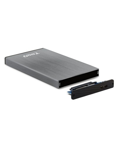 Hårddiskkabinett TooQ TQE-2527G 2,5" SATA USB 3.0 Svart