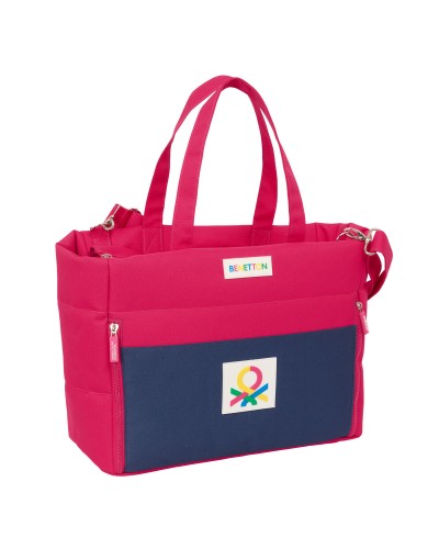 Benetton Portable Briefcase Cherry 40x31x17 cm - Laptop Bag Women/Men
