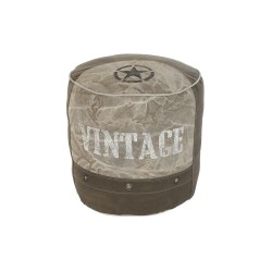 Kussen DKD Home Decor Voor op de grond Grijs Polyester Katoen Ster Aluminium Vintage (44 x 44 x 44 cm)