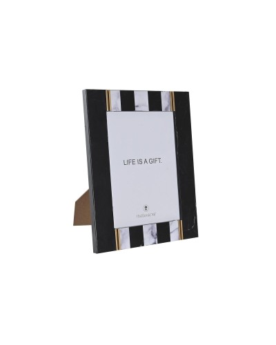 Cadre photo DKD Home Decor Métal Bicolore Bois MDF (20,8 x 1,5 x 25,8 cm)