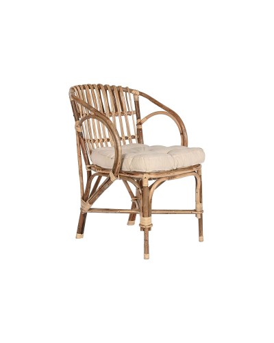 Trädgårdsstol Home ESPRIT Bamboe Rotan 58 x 65 x 85 cm