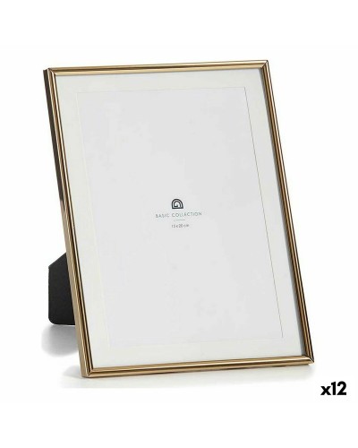 Fotorahmen GiftDecor MS61001-MAT GOLD Gold Kristall Stahl (12 Stück)