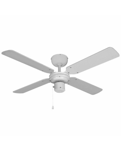 Ventilateur de Plafond EDM 33802 Báltico Blanc 50 W ø 102 cm