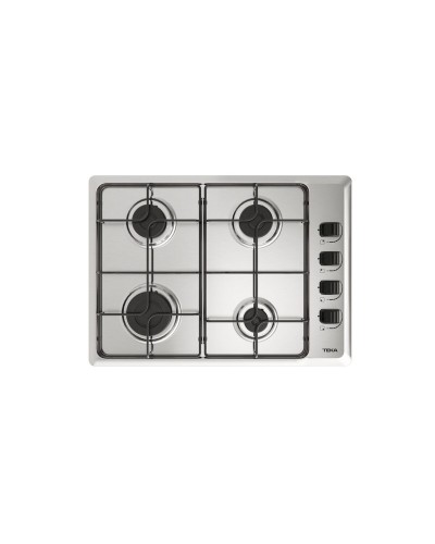 Teka HLX540KLN Placa de Cocina a Gas 60cm - Inox, Encendido Eléctrico
