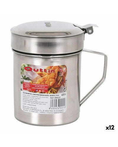 Quttin Raccogli Grasso Acciaio Inox 480cc - Carne e Pesce (12 Unità)
