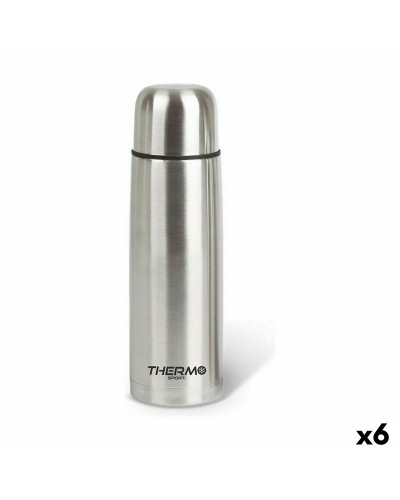 ThermoSport Thermos Voyage 1L Acier Inoxydable - Lot de 6 Unités
